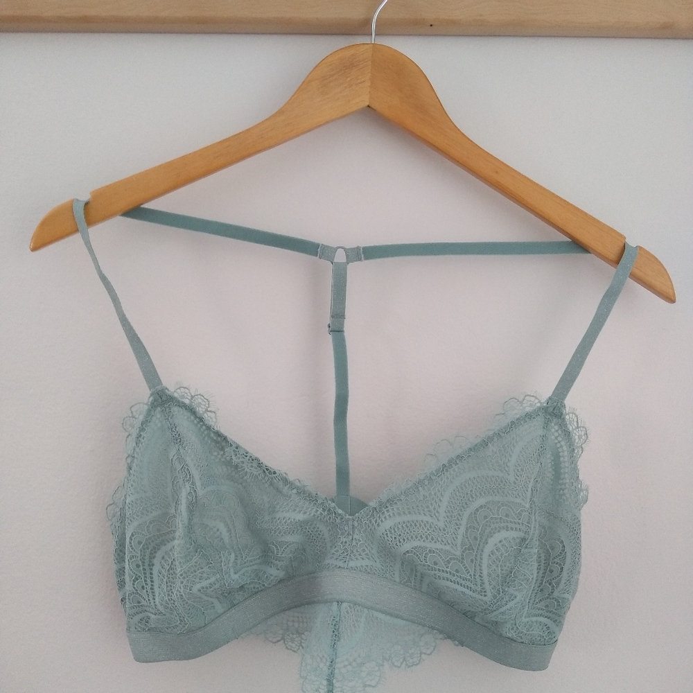 NWOT Free People Lace Bralette sz L